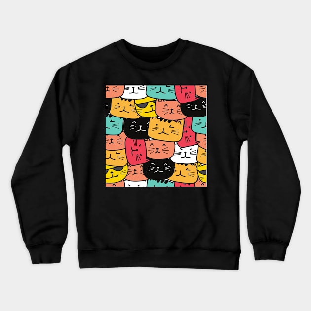 International Cat Day Crewneck Sweatshirt by Pris25